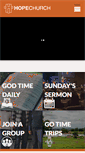 Mobile Screenshot of hopechurchonline.com