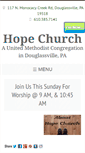 Mobile Screenshot of hopechurchonline.net