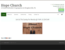 Tablet Screenshot of hopechurchonline.net